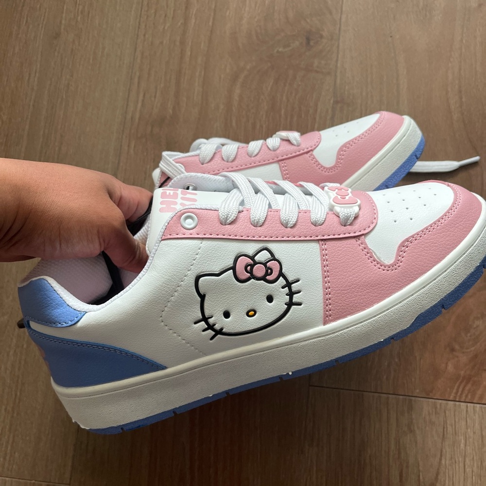 Hello Kitty Kids Sneakers - Pink, White, and Blue